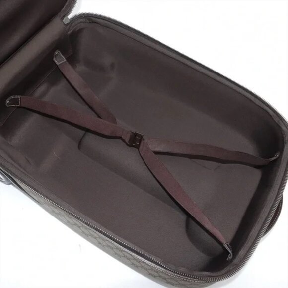 Gucci Tom Ford Canvas Y2K GG Leather Carry On Compliant Suitcase - Picture 5 of 13